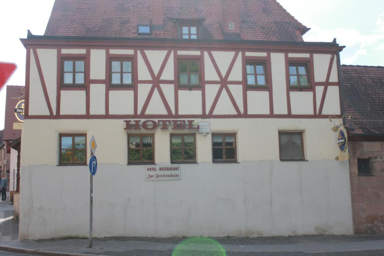 Hotel Zur Friedenslinde Nürnberg Dış mekan fotoğraf